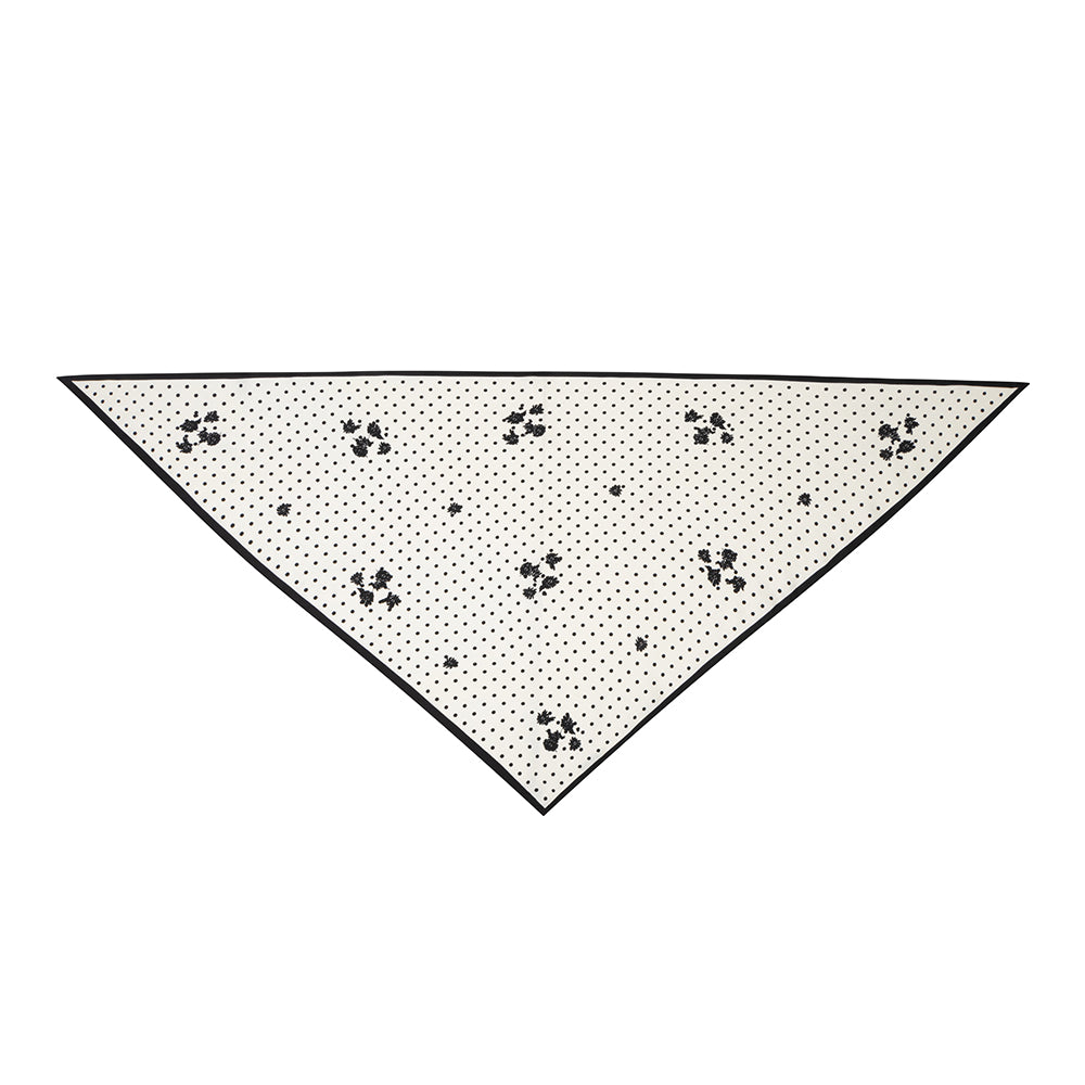 Dotted Flower Scarf