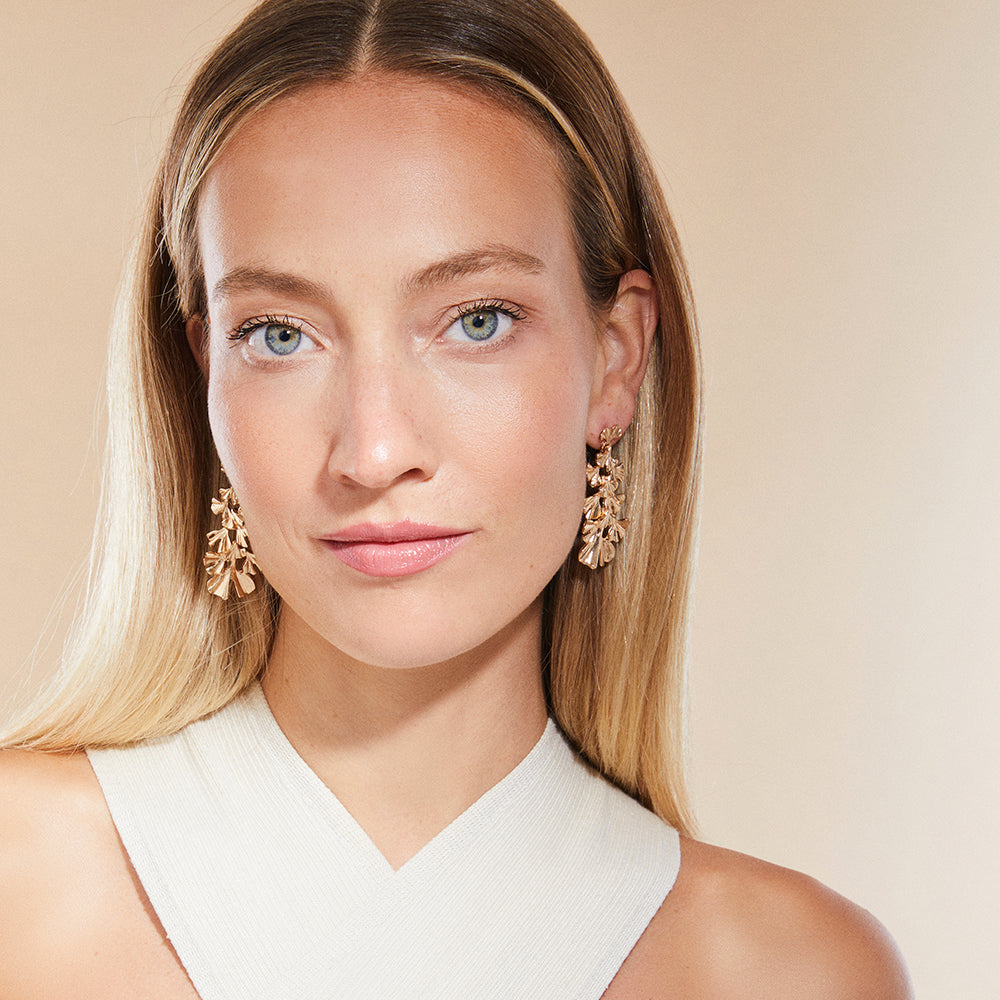 Dropping Flower Earrings