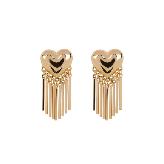 Tassle Heart Earrings