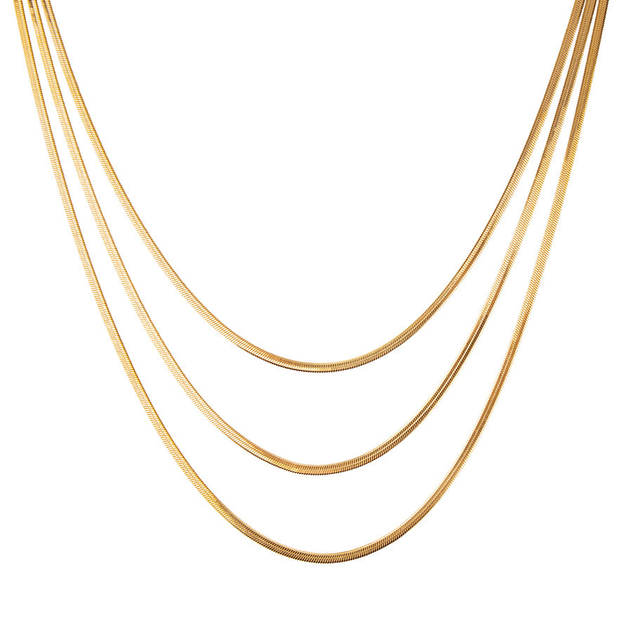Triple Layered Snake Chain