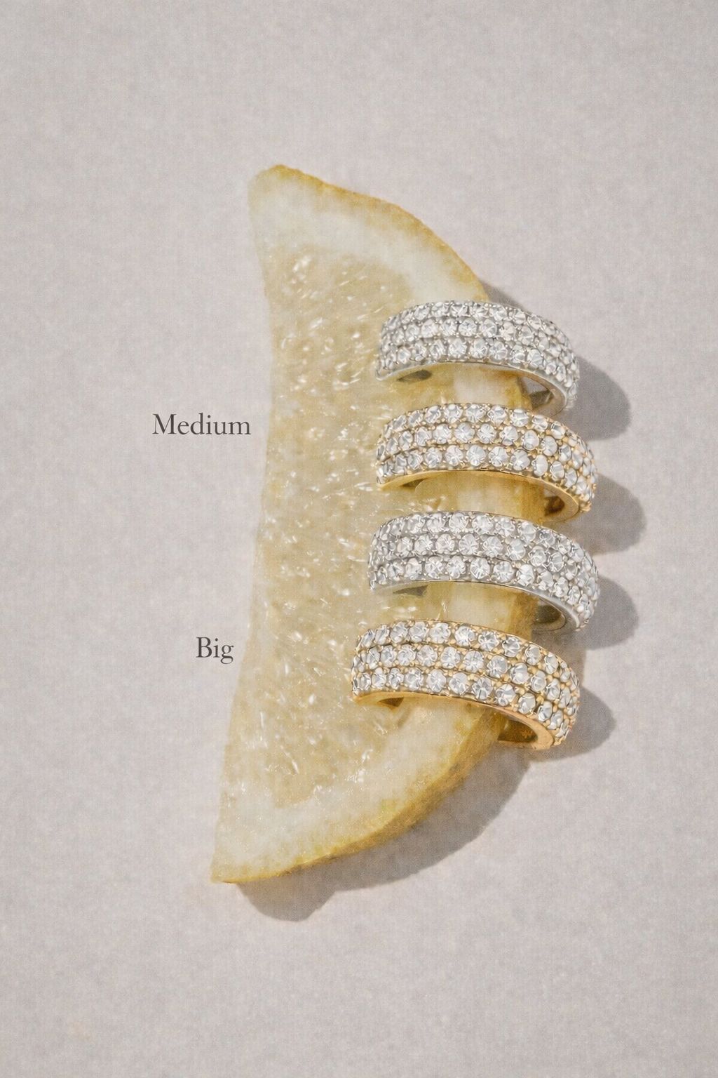 Ice Pavé Ear Cuff Big