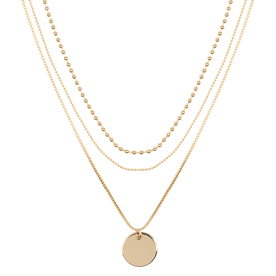 Layered Coin Necklace