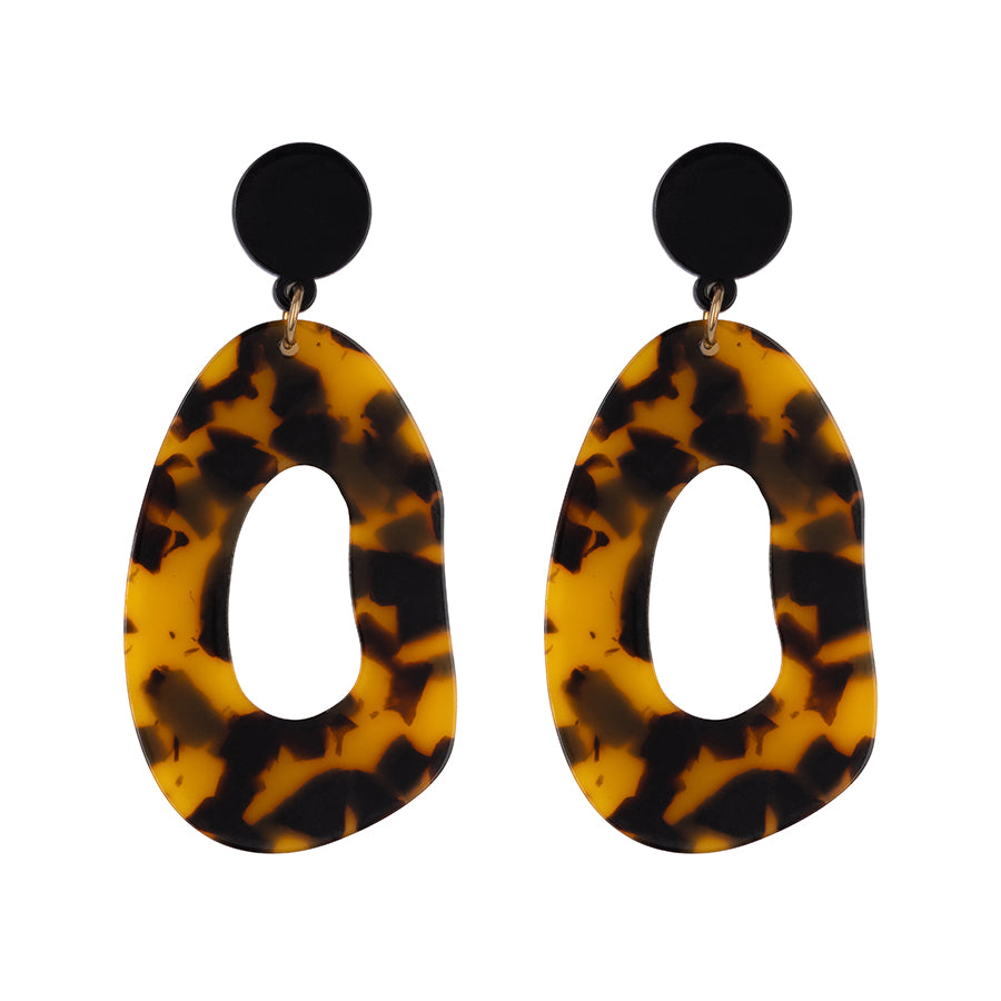 Abstract Tortoise Earrings