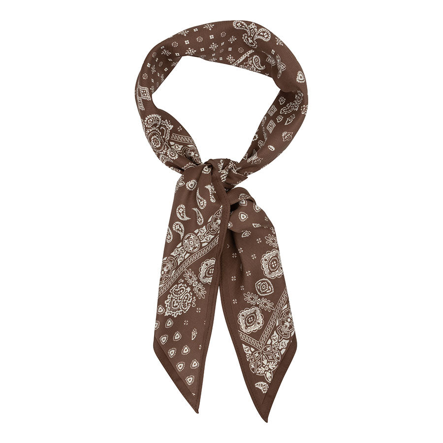 Brown Bandana Scarf