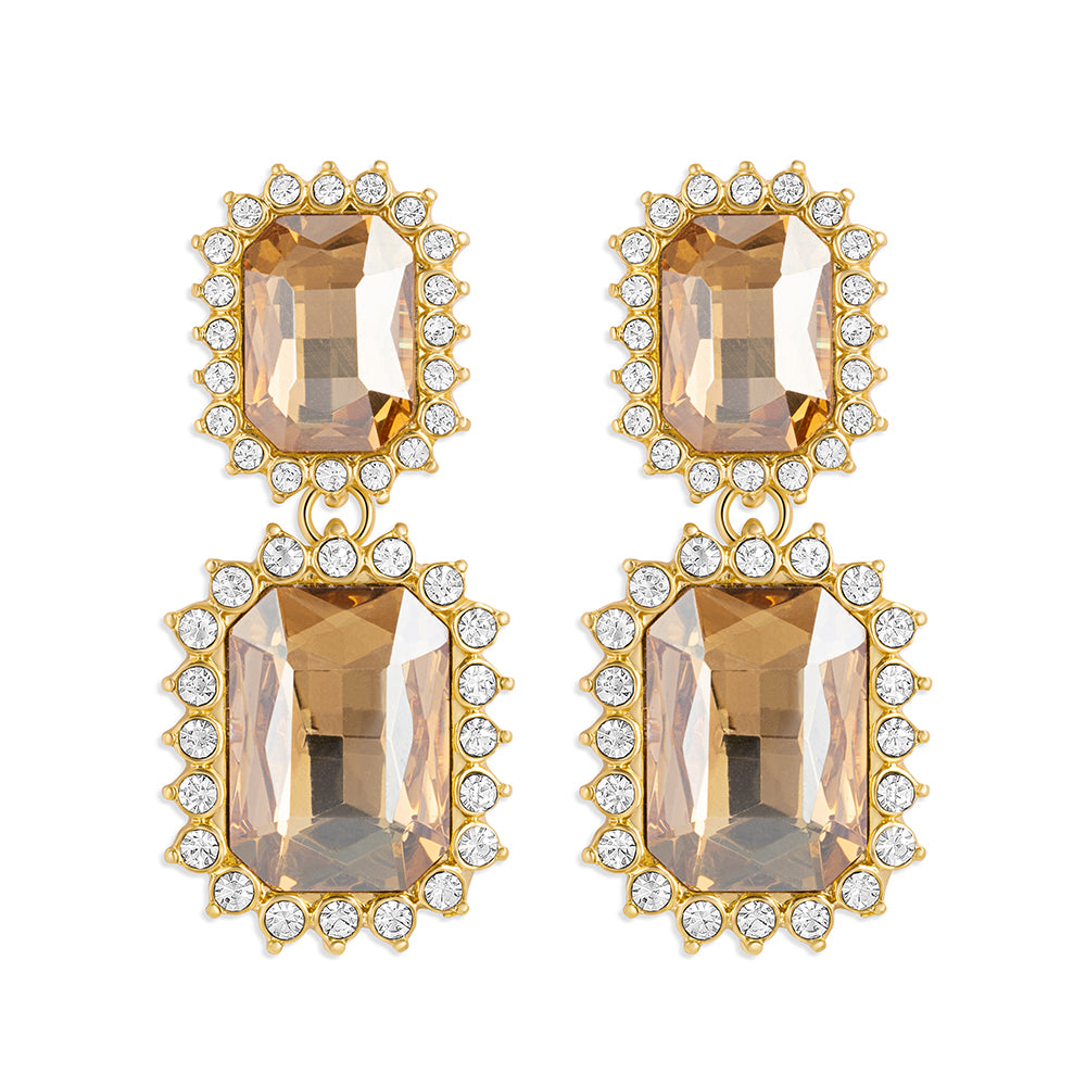 Dangling Ruby Earrings