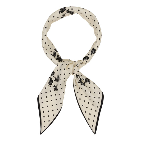 Dotted Flower Scarf