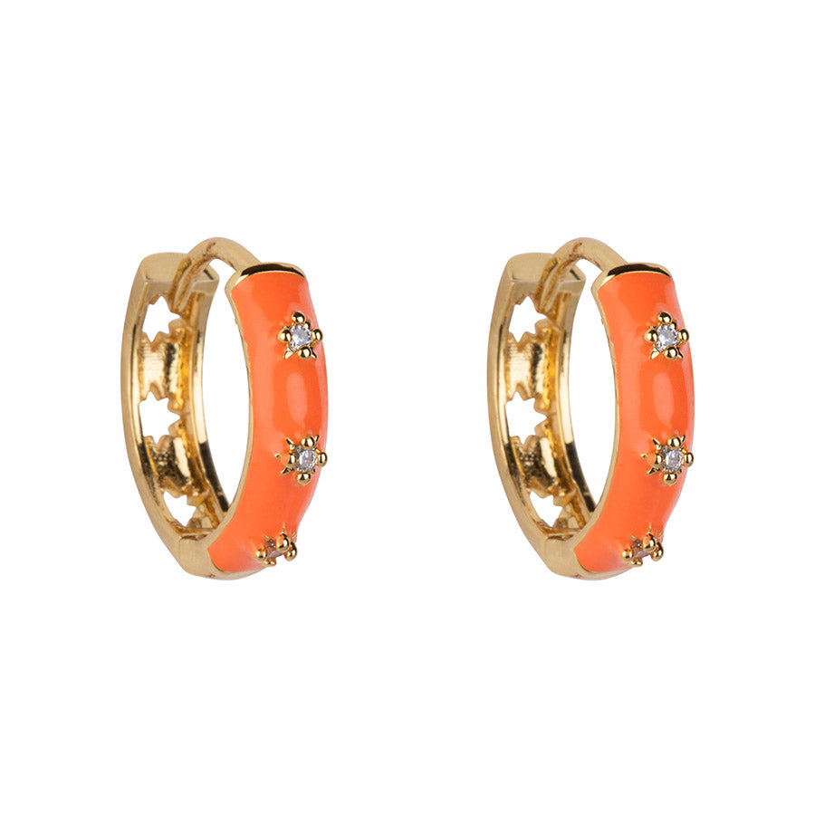 June Hoops Orange