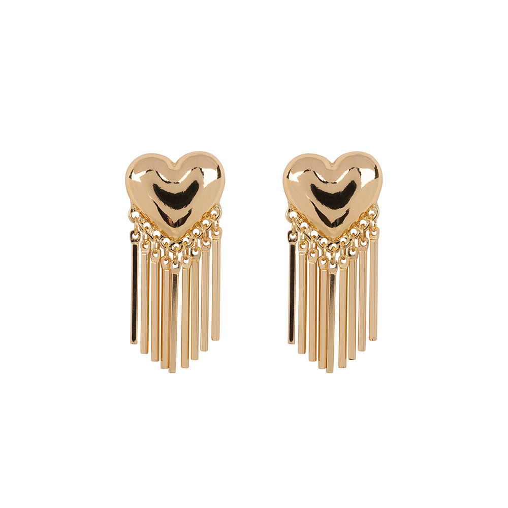 Tassle Heart Earrings