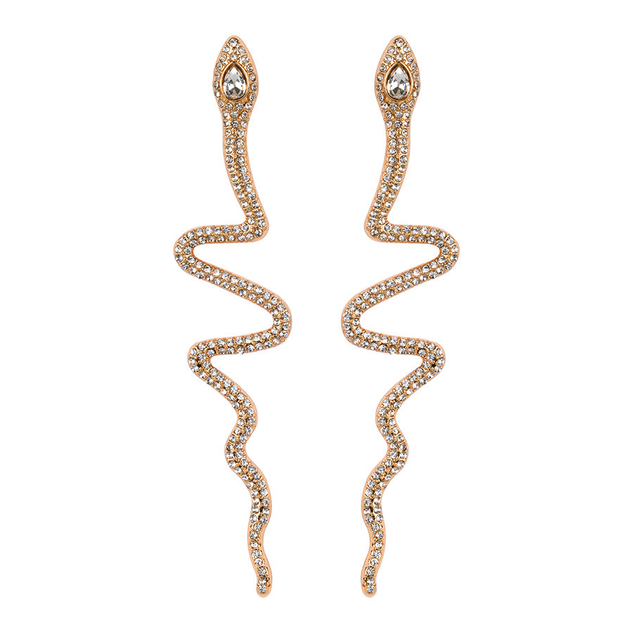 Curly Snake Earrings