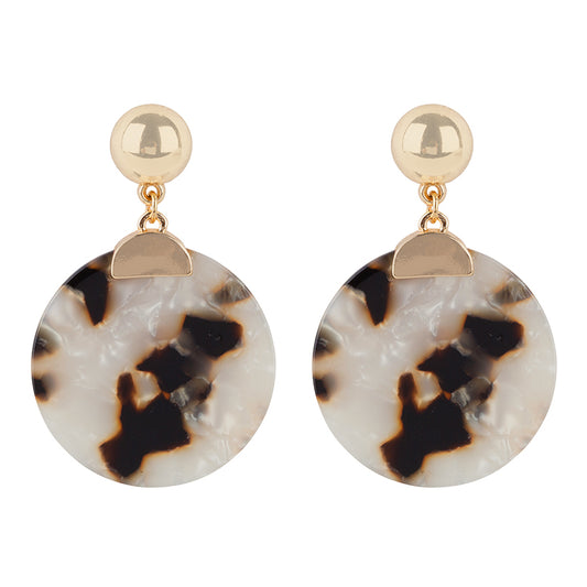 Golden Turtle Shell Studs