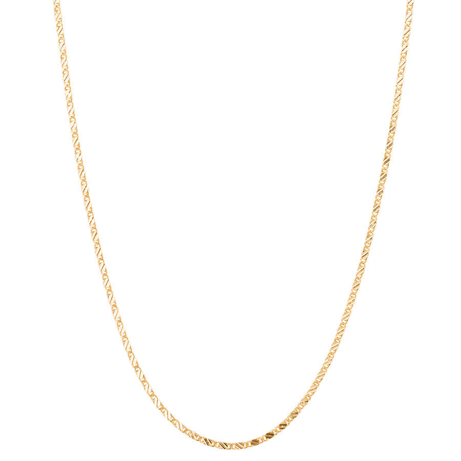 Long Box Chain Necklace