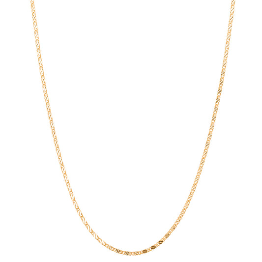 Long Box Chain Necklace