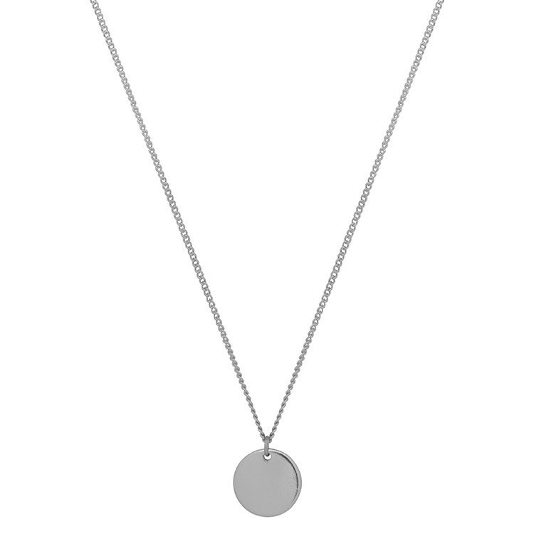 Silver Medallion Necklace