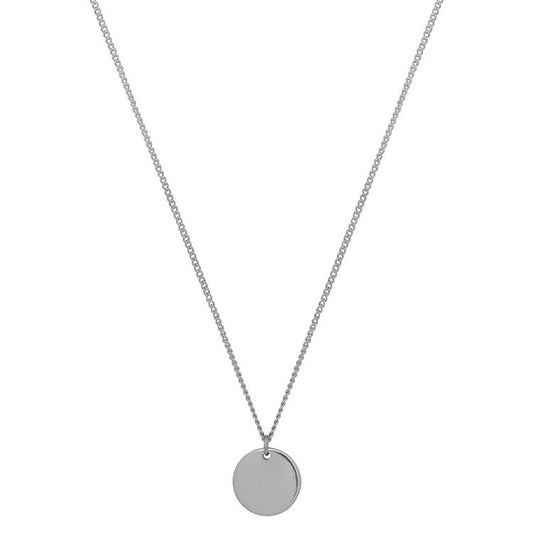 Silver Medallion Necklace